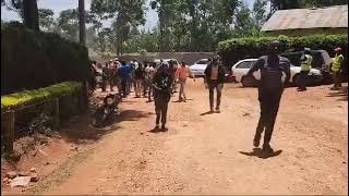 MP Caleb Amisis triumphant entry at Henry Chakavas funeral in Vihiga Musalia [upl. by Ahsenyt]