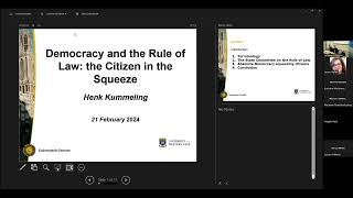 Seminar A citizen’s perspective on the rule of law  Democracy and elections in South Africa [upl. by Alduino597]