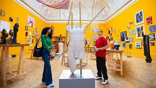 Londons Royal Academy Summer Exhibition presents mix of art stars and newcomers [upl. by Stephenson145]