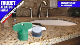 How to remove and clean a faucet aerator  Kohler aerator removal [upl. by Hultin]