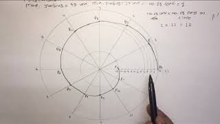 Archimedean Spiral  engineering graphics  gtu [upl. by Youlton458]