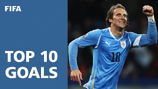 TOP 10 GOALS  2010 FIFA World Cup South Africa [upl. by Aihsotan]