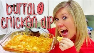 BUFFALO CHICKEN DIP RECIPE  Cooking with Katiepie [upl. by Raye616]