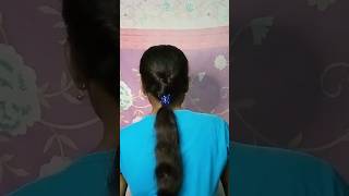 Simple Ponytail Hairstyle With Claw Clip 🦋 hairstyle ponytail Aparnabanerjee [upl. by Annaehs]