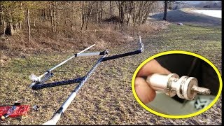 Installing ham radio antenna tower update Diamond CP 22E and more [upl. by Frederic]