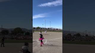 RBI Double vs Gridley Stingers lefty softball 10u softballchampionship [upl. by Olegnalehcim655]