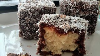 Most delicious and easiest Lamingtons Full recipe in description box lamingtons [upl. by Nohtahoj214]