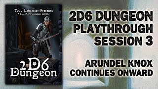 2D6 Dungeon  Print and Play Roll and Write Dunegon Delver [upl. by Atela]