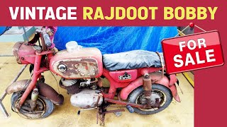 VINTAGE RAJDOOT BOBBY MOTORCYCLE FOR SALE [upl. by Anissa621]