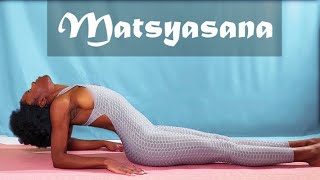 Better Sleep Insomnia Relief With Matsyasana [upl. by Felike]