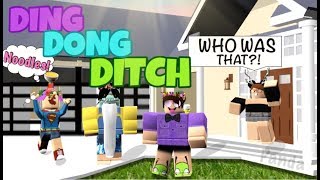 DING DONG DITCH IN ROBLOX  With Becky amp Zoe [upl. by Eric]