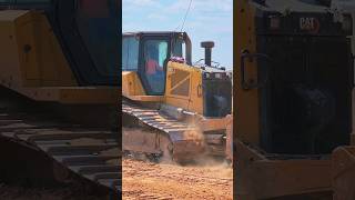 D6 caterpillar dozer pushing a lot of dirt in Texas caterpillar crawlerdozers dozer [upl. by Hazel]