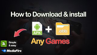 easy and fast How To download and Install game APK  OBB file [upl. by Nivra400]