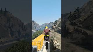 What if You Ride a Bike on a Train in GTA gta [upl. by Mourant]