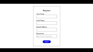 HTML amp CSS Simple Form  Zabiullah Technical Live [upl. by Ely]