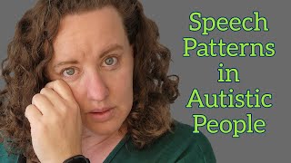 This one hit harder than I thought Talking about Speech Patterns in Autistic People [upl. by Nipsirc]