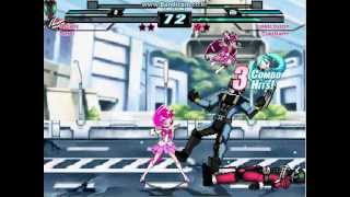 MUGEN Kamen Rider Decade Kamen Rider Diend VS Cure Blossom Cure Happy [upl. by Ylaek941]