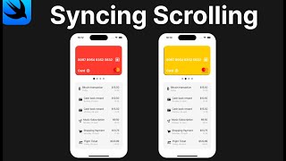 SwiftUI Syncing Scrolling with List Expansion Effects  iOS 17 [upl. by Marella]