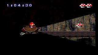 Super Mario RPG SNES Mine Car Run [upl. by Selry]