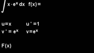 Video 7 Integralrechnung Integral von xex [upl. by Alidia]