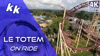 Le Totem Walibi RhôneAlpes 2022 On ride4K 50 fps [upl. by Allicsirp811]