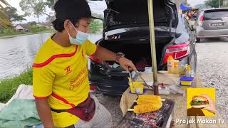 Jagung Bakar Susu Lebih  Projek Makan Tv [upl. by Moshe]