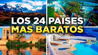 Los 24 Países Más Baratos del Mundo Para Viajar En 2024 [upl. by Roscoe604]