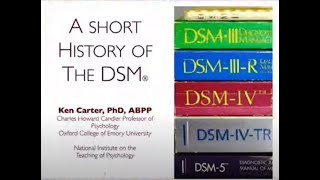 A history of the DSM [upl. by Bogoch]