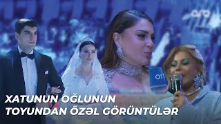 Elgizlə İzlə  Müğənni Xatunun oğlunun toyundan heç yerdə olmayan görüntülər [upl. by Oiliruam86]