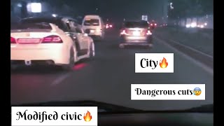 Honda civic reborn vs City vs wagonR  use headphones😂  Kashir King 🔱 [upl. by Earehs]