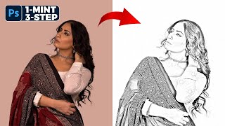 Photoshop Tutorial How to Transform PHOTOS into Gorgeous Pencil DRAWINGS in 2024 [upl. by Nellahs]