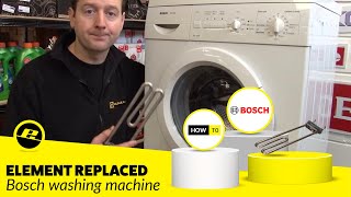 How to Replace the Element on a Bosch Washing Machine [upl. by Lesya806]