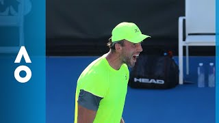 Ivo Karlovic v Yuichi Sugita match highlights 2R  Australian Open 2018 [upl. by Shulem893]