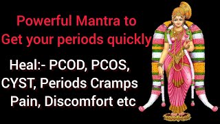 Kannika Parmeshwari Gayatri mantra 108 times mantra to get periods quickly [upl. by Ahcmis]