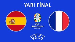 PES 2017  UEFA EURO 2024  YARI FİNAL  İspanya 🇪🇸🆚🇫🇷 Fransa  euro2024 [upl. by Kisor]