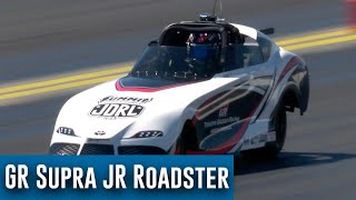 Antron Brown makes FIRST pass in the Toyota GR Supra Jr Roadster [upl. by Goldston]