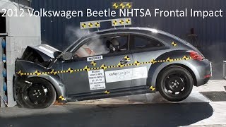 2012 Volkswagen Beetle NHTSA Frontal Impact [upl. by Chap]