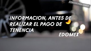 Información antes de pagar tú tenecia en Edomex [upl. by Bobette]