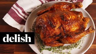 Slow Cooker Rotisserie Chicken  Delish [upl. by Aneeled561]