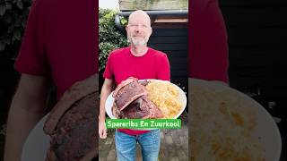 Rookworst spareribs met zuurkool [upl. by Aikkan]