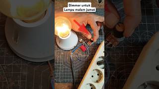 idea to make a dimer for a 220v bulb short tutorial idea [upl. by Refotsirhc]