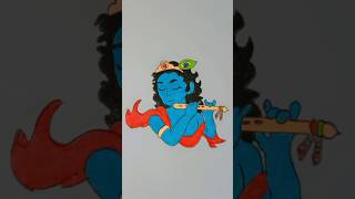 Easy drawing lordkrishna forkids trending viralvedeo ytshorts domscolor 🛕🛕 [upl. by Jamel]