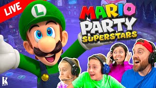 Mario Party Superstars Halloween Family Game Night with KCity Family [upl. by Docila653]