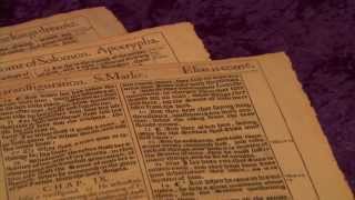 1611 KJV Pulpit Bible Leaves Old Video See Updated Video [upl. by Nylavad]