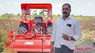 Maschio Rotavator HC model best performance Customer testimonial [upl. by Ynnaf]