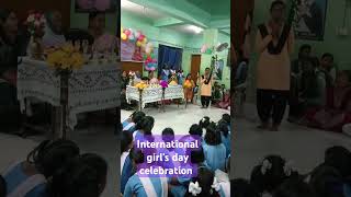 International girl day celebration in KGBV [upl. by Iaka]