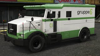 GTA 5 PC  How to open GRUPPE 6money van [upl. by Horodko840]