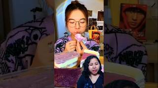 Cream cake 🍰 shorts asmr food mukbang greenscreen funny [upl. by Bander]