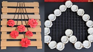 Amazing Home Decoration craft ideas  DIY Waste cardboard using wall decor  Easy Paper wall Decor [upl. by Areema]