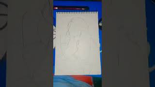 Drawing of cute girlplease subscribe my channel [upl. by Negriv]